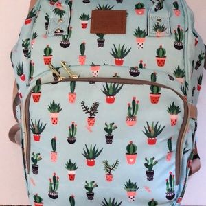 🌵 NEW! Cactus style Diaper/Nappy Backpack 🌵